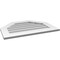 Ekena Millwork Octagonal Top Surface Mount PVC Gable Vent w/ 3-1/2"W x 1"P Standard Frame, 30"W x 22"H GVPOT30X2201SN - alternate 5